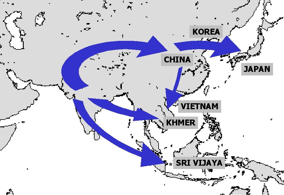 spread of jainism map